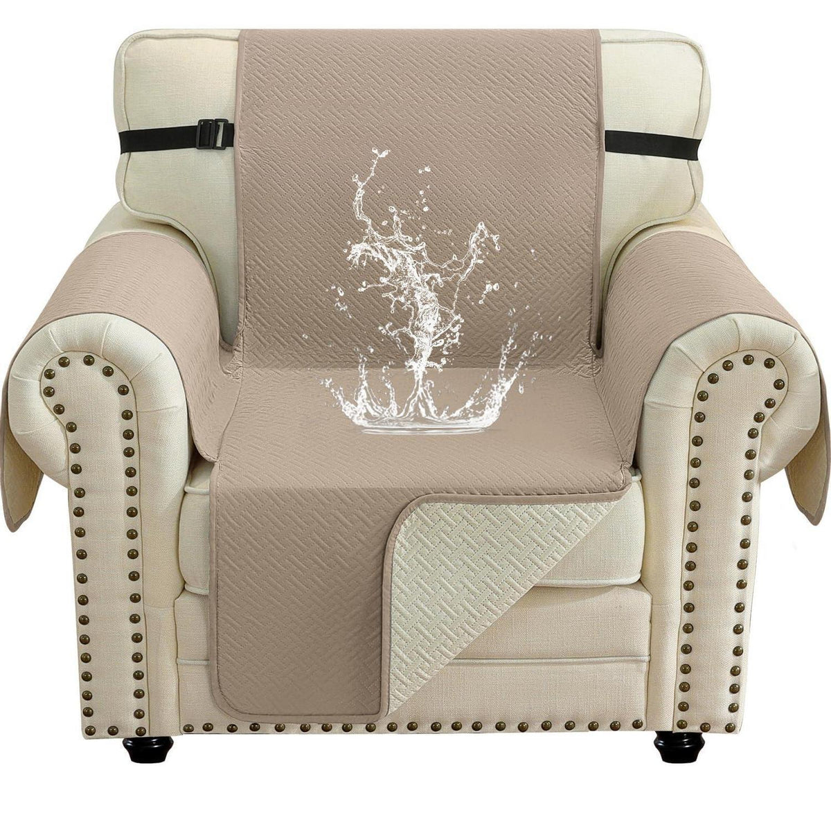 Wasserdichter Sofabezug 1 Sitzer – Schutz für Sofa & Haustiere