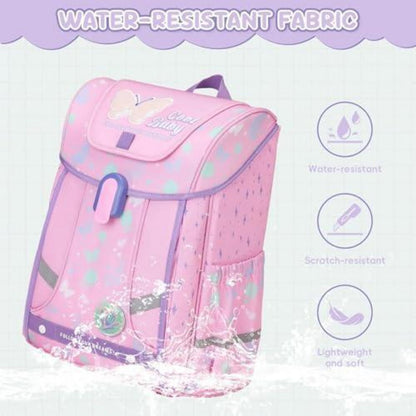 Schulranzen Set 4-teilig Mädchen Rosa – Ergonomisch & Praktisch