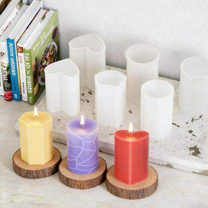 Silikon Kerzenformen Weihnachten Set – 8 Form, Dochte & Zubehör
