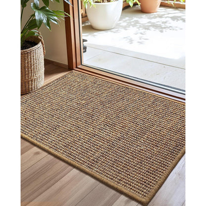 Handgewebte Jute Fußmatte 60x90cm - Rutschfest & Langlebig