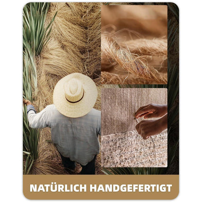 Handgewebte Jute Fußmatte 60x90cm - Rutschfest & Langlebig