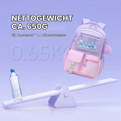 Schulrucksack Mädchen 1.-6. Klasse Rosa-Violett – Leicht & Ergonomisch
