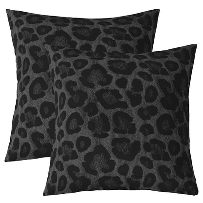 Gepard Kissenbezüge 40x40cm - 2er Set | Tierprint Deko Kissenbezug