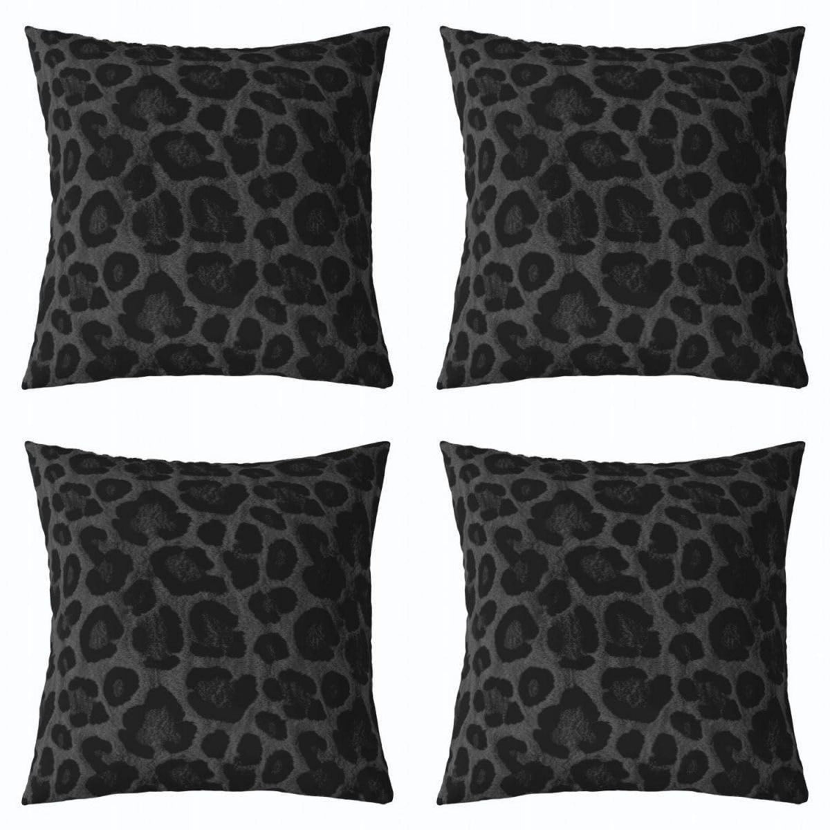 Gepard Kissenbezüge 40x40cm - 2er Set | Tierprint Deko Kissenbezug