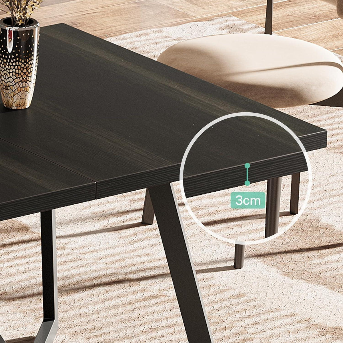 Moderner Computertisch 180 cm – Schreibtisch für Home Office & Büro