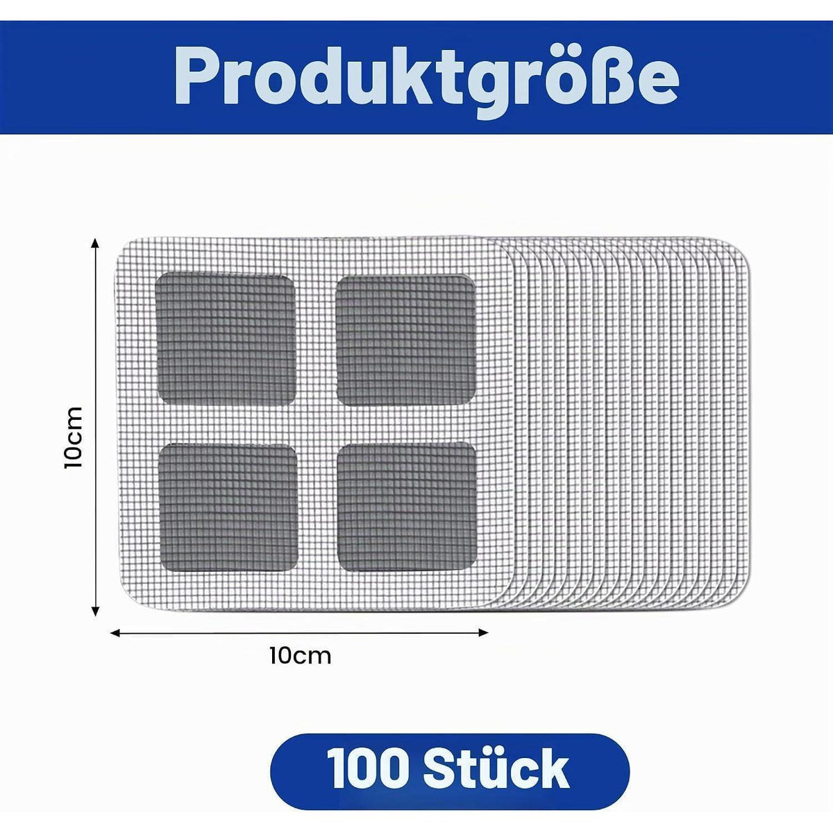 Haarsieb Dusche 100er Pack | Abflusssieb Haarfänger