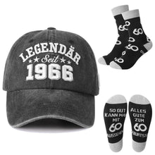 60. Geburtstag Geschenk für Mann: Kappe & Socken Set