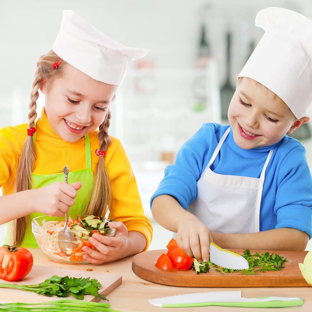 Montessori Schälermesser Set für Kinder – 8-teilig & Sicher