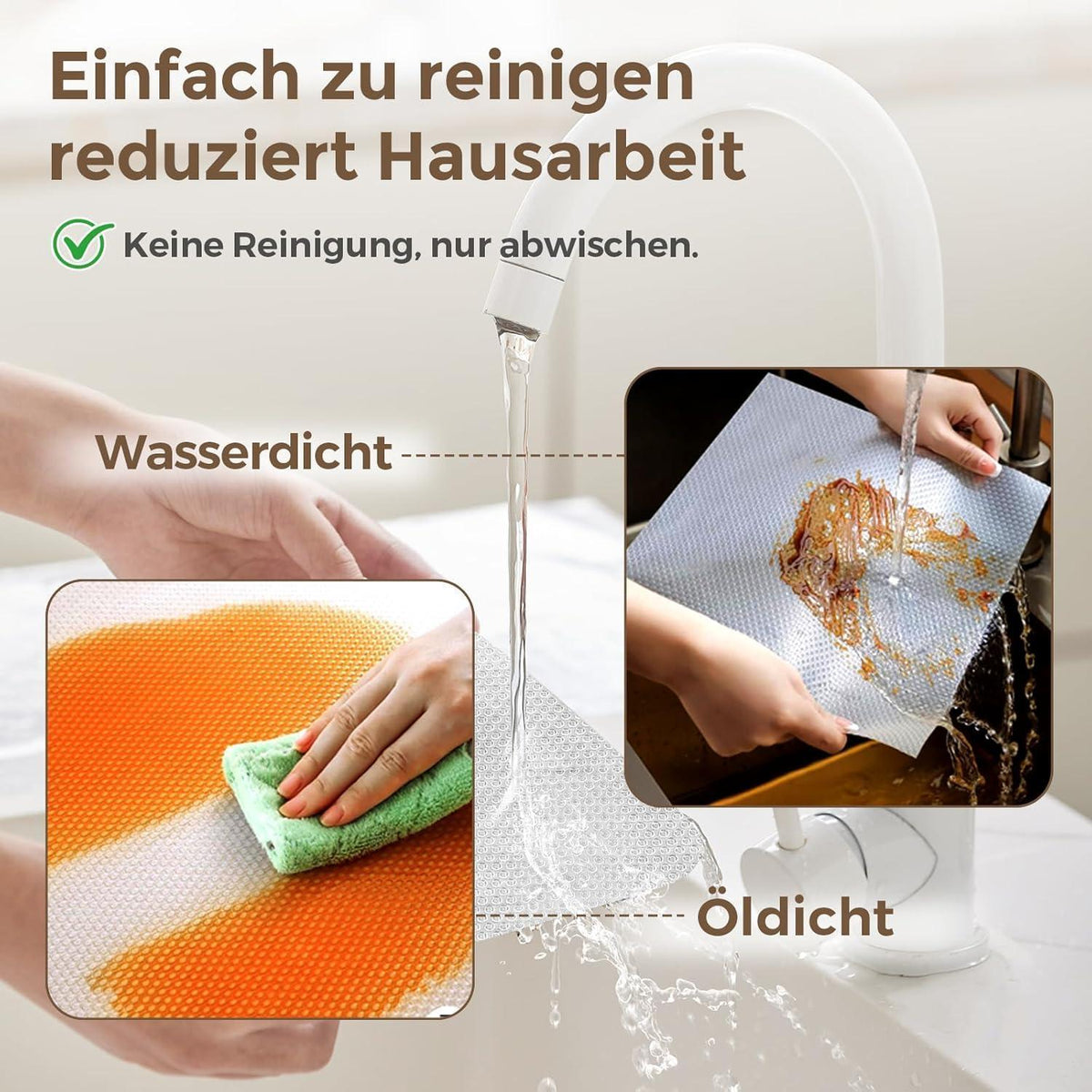 Antirutschmatte Schublade 30x300 cm – Küchenmatte, Transparent