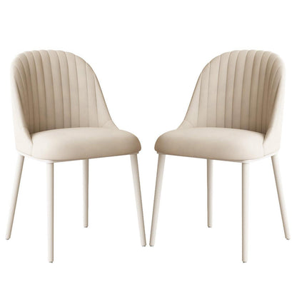 Samt Esszimmerstühle Set 2 | Modern & Bequem