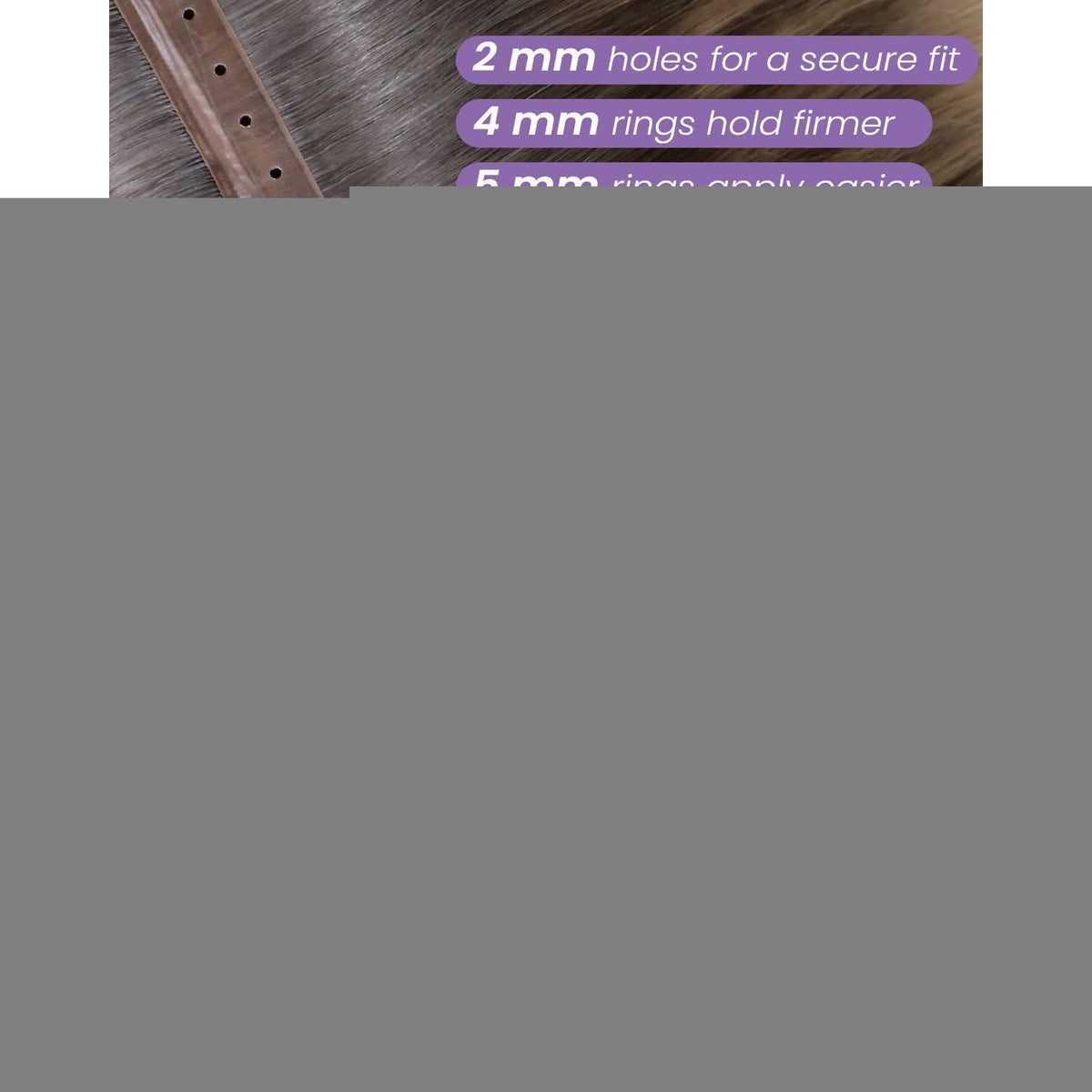 Echthaar Tressen Blond Balayage Ombre 45cm Zum Einnähen