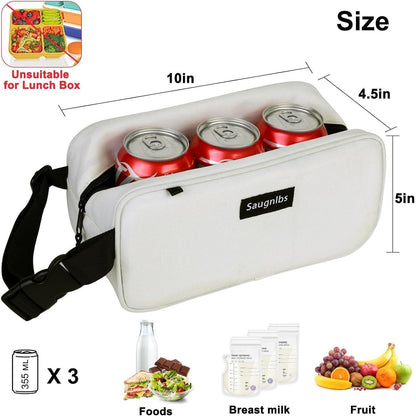 Mini Kühltasche mit Kühlakkus – Lunchtasche für unterwegs