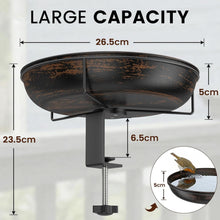 Hängende Vogeltränke aus Metall für Balkon & Garten