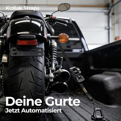 Spanngurte Automatik 3m mit S-Haken – 800KG – 4er Set