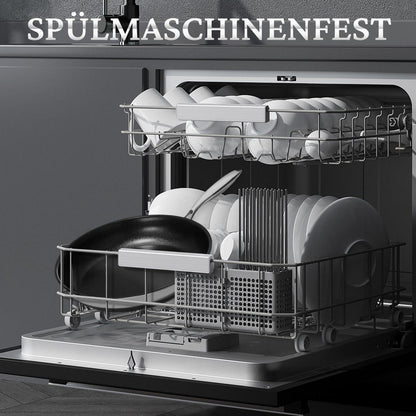 Edelstahl Pfannenset 2-teilig 24+28cm – Antihaft & Spülmaschinengeeignet