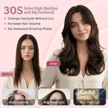 Echthaar Pony Clip-in – Seitlicher Pony Hellbraun #6