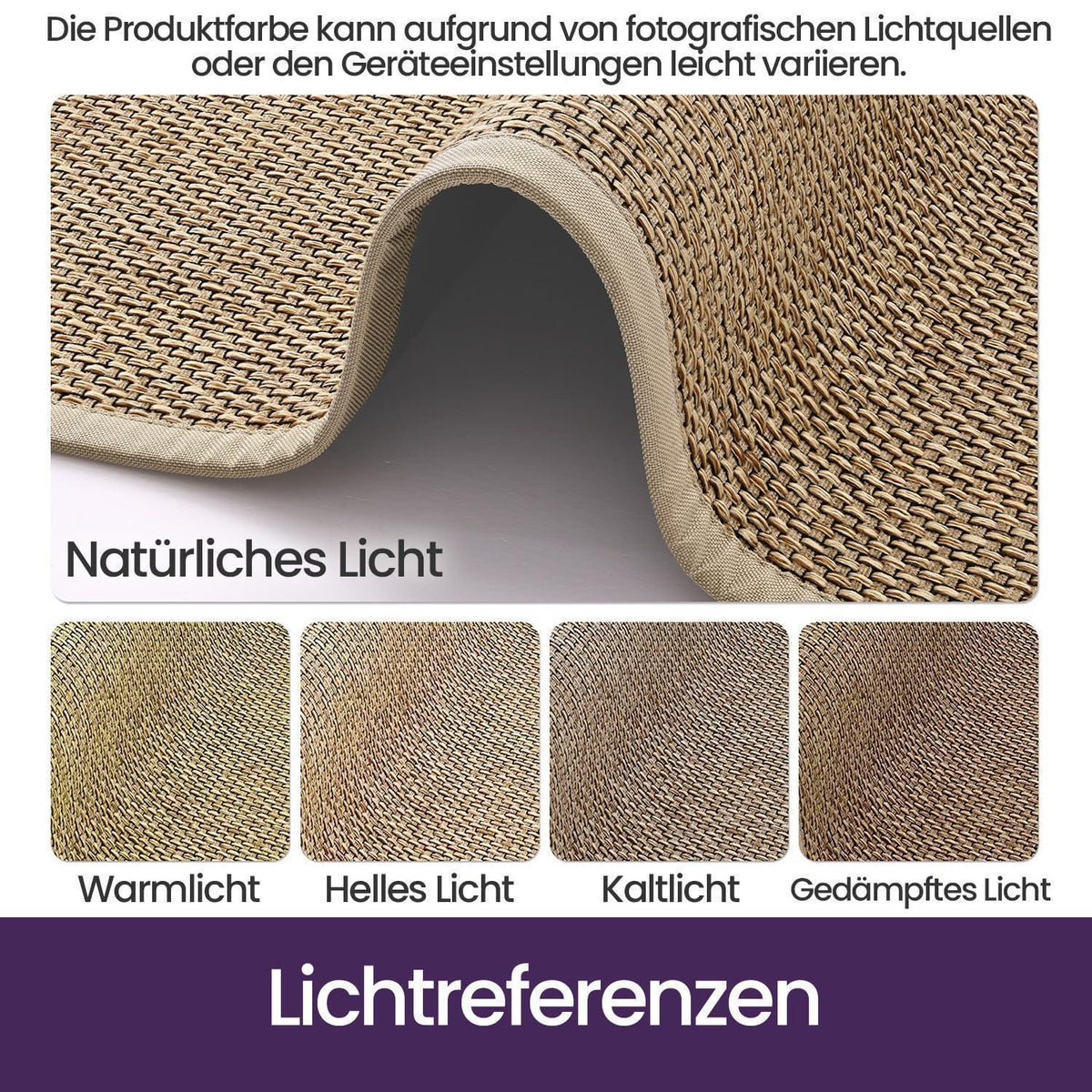 Fußmatte Innen rutschfest 90x140 cm – Saugstark & Beige