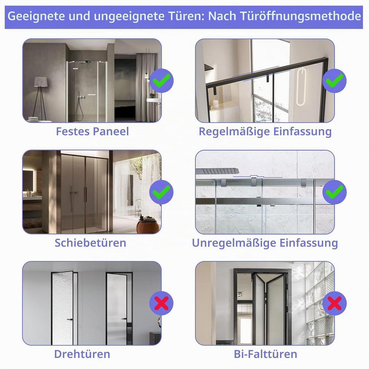 Hängende Duschablage ohne Bohren, 3-stufig, Schwarz