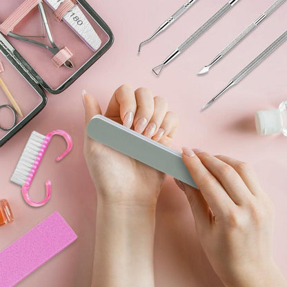 12-teiliges Maniküre Set für Nagelpflege Zuhause & Studio