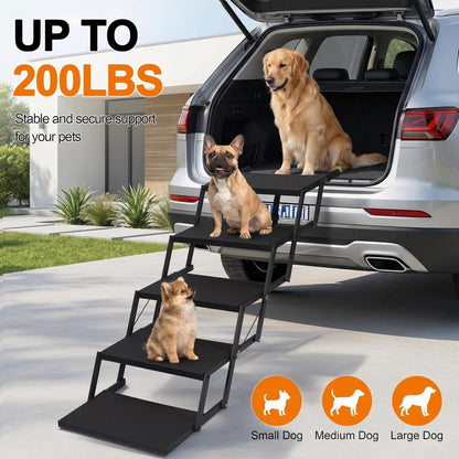 Hundetreppe Klappbar – Gelenkschonend & Stabil für Auto, SUV