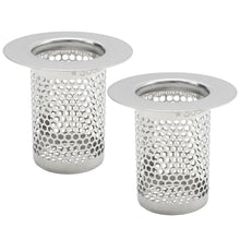 Edelstahl Abflussfilter 2er Set – Feinmaschig & Verstopfungsfrei