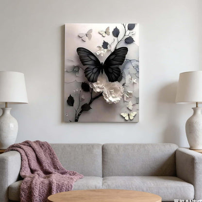 Malen nach Zahlen Schmetterling 40x50cm für Erwachsene & Kinder