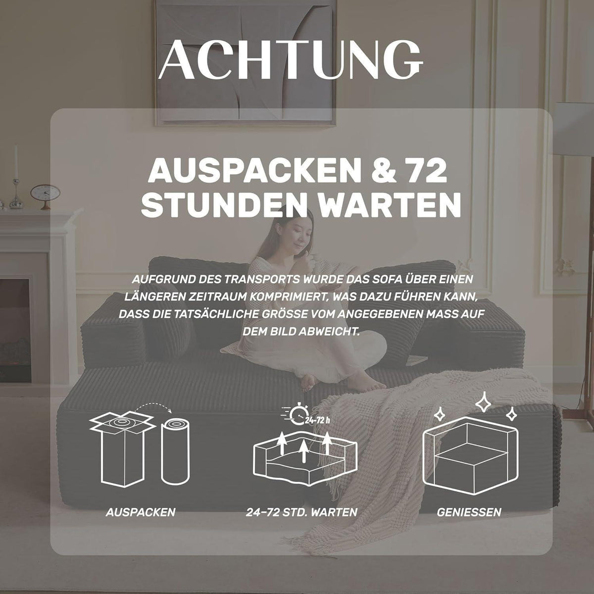 Großes Modulsofa 194cm – Bonell Ecksofa mit Recamiere & Schlafsofa
