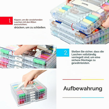 Acrylmarker Set 72 Farben – Doppelspitze für Kunst & Basteln