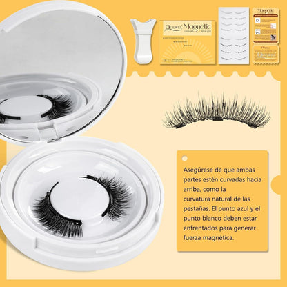 Magnetische Wimpern ohne Kleber – 1 Paar (JES-06)