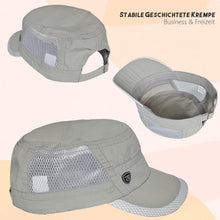 2x Military Cap Herren Cadet Hut Verstellbar Sommer M-L