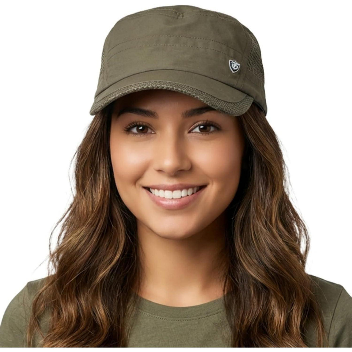 2x Military Cap Herren Cadet Hut Verstellbar Armygrün+Dunkelgrau