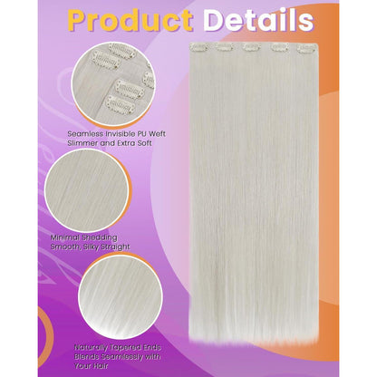 Blond Echthaar Clip-in Extensions 50cm – Remy Haarverlängerung
