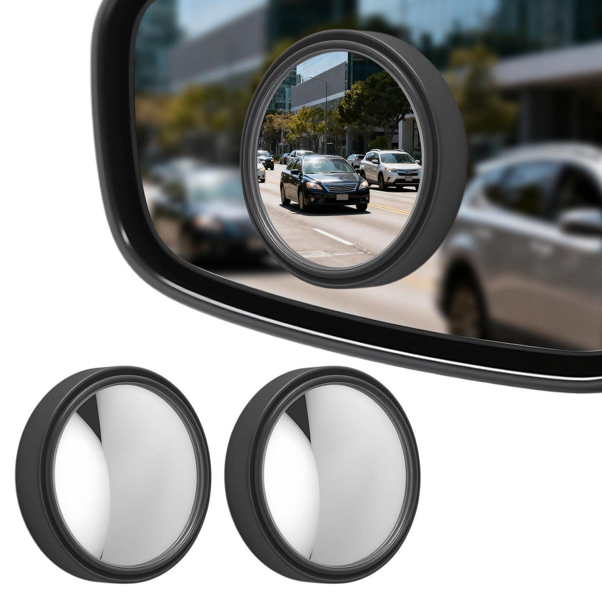 2x Toter Winkel Spiegel 360° Verstellbar – Auto Rückspiegel Set