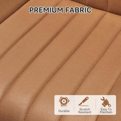 Esszimmerstühle 2er Set | Braun | Polsterstühle mit Sitzkissen