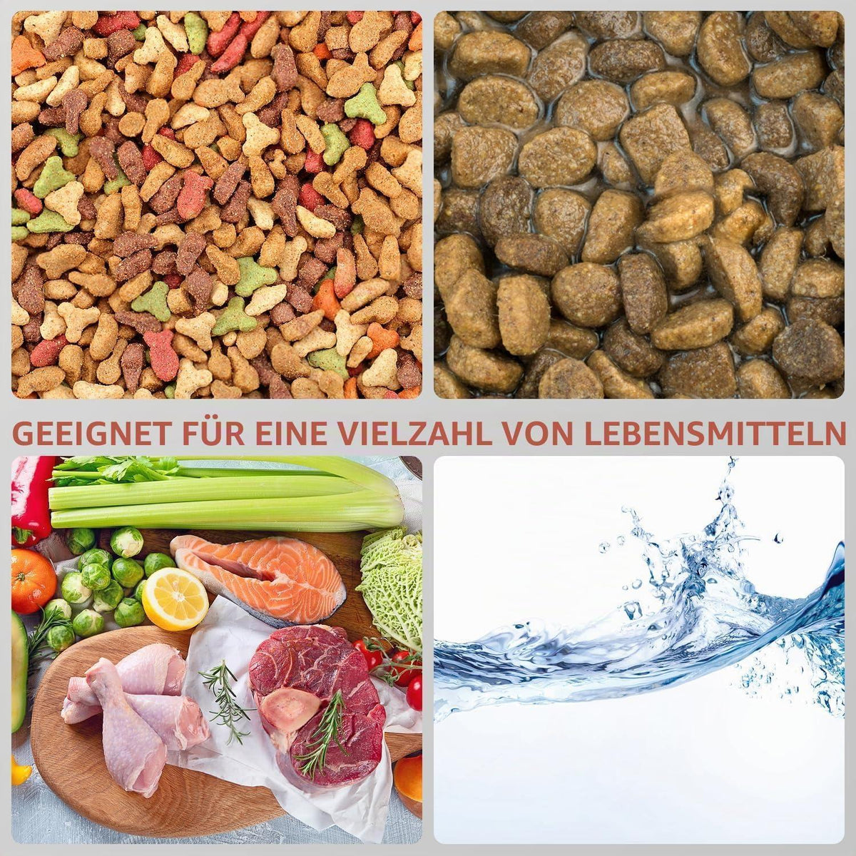 Granit Hundenapf Grau | Stabil & Rutschfest für Hunde & Katzen