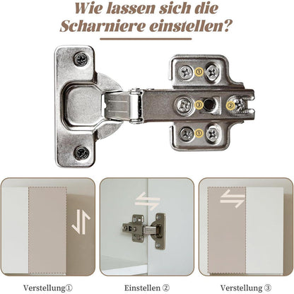 Mobile Kücheninsel mit Klappplatte & Schubladen (120cm Schwarz)
