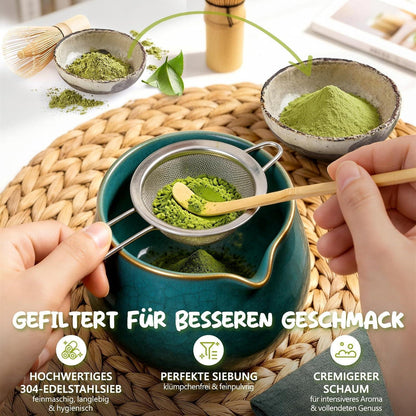 Matcha Set 8-teilig – Premium Teezeremonie mit Keramikschale