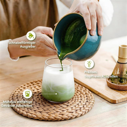 Matcha Set 8-teilig – Premium Teezeremonie mit Keramikschale