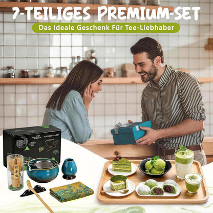 Matcha Set 8-teilig – Premium Teezeremonie mit Keramikschale