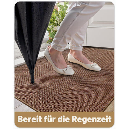 Schmutzfangmatte Ultradünn Kastanienbraun 120x180cm