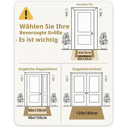 Ultradünne Schmutzfangmatte dunkelgrau 120x180cm