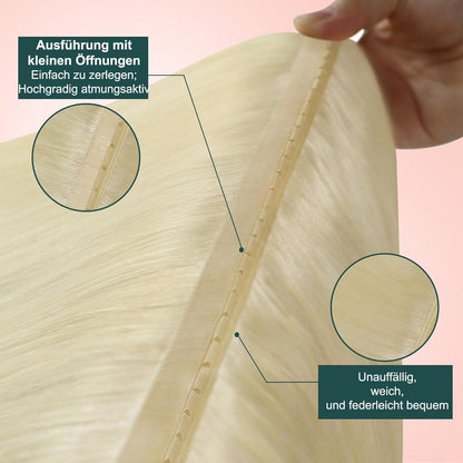 Blond Echthaar Tressen – 50cm, 100g, #60