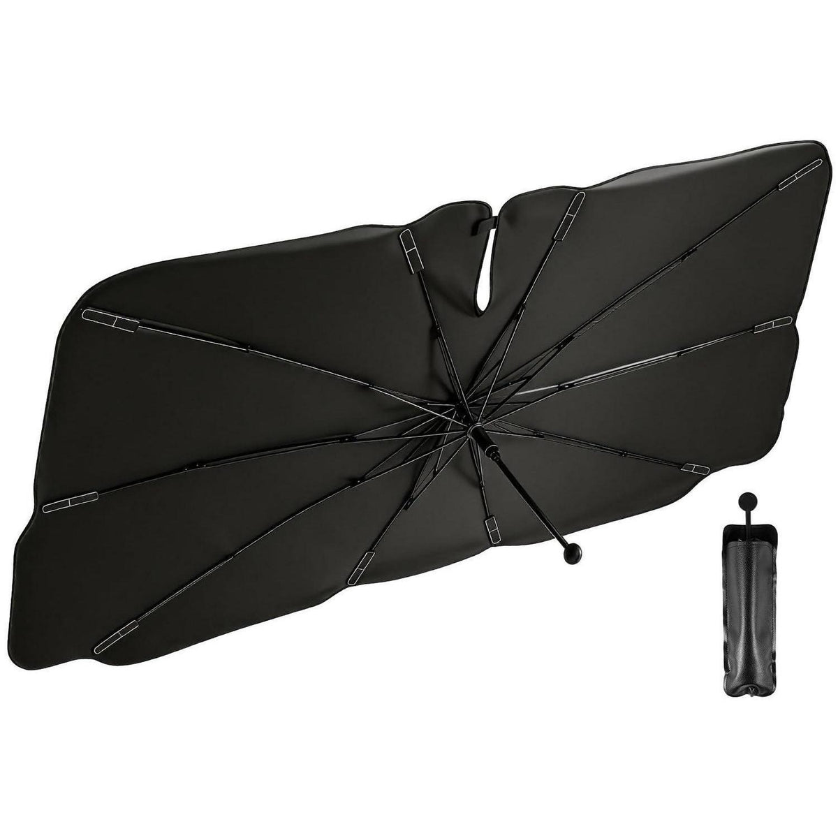 Sonnenschirm Auto Frontscheibe mit 360° Drehung und UV-Schutz