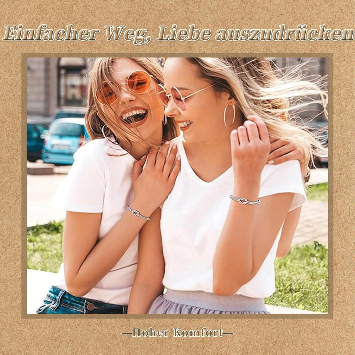 Armband 18. Geburtstag Mädchen Geschenkset mit Karte
