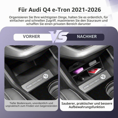 Mittelkonsolen Organizer für Audi Q4 e-Tron 2021-2026