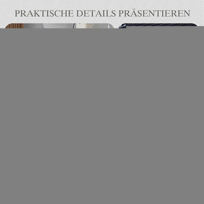Modulares Cord Sofa 2-Sitzer mit Hockern & Stauraum