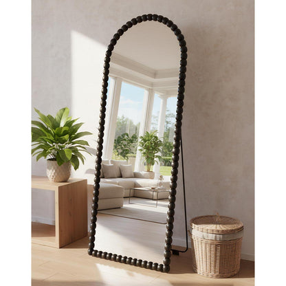 Ganzkörperspiegel 193x86 cm – Arch Design, Stand- & Wandspiegel Schwarz
