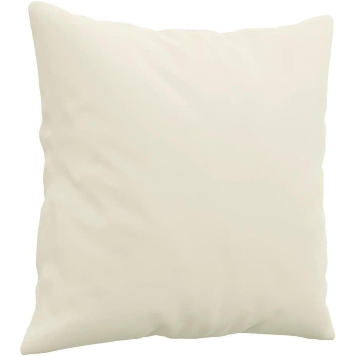 Modernes 3-Sitzer Sofa mit Armlehne, Creme Samt 180cm