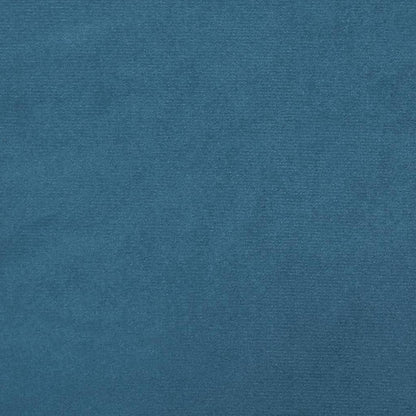 2-Sitzer Sofa mit Schlaffunktion, Blau, Samt, 140cm