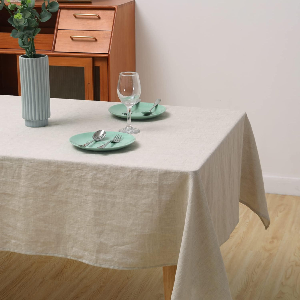 Leinen Tischdecke Rechteckig 140x350 cm - Natürliche Eleganz